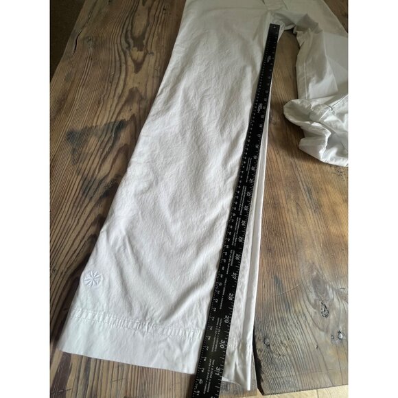 Athleta Pivot Pant Womens 6 White Zippers Convertible Leg Style #739402 Travel - Picture 8 of 12